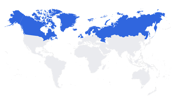 Map of the Circumpolar Region